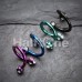 Colorline PVD Aurora Gem Ball Twist Spiral Ring Colorline PVD Aurora Gem Ball Twist Spiral Ring