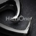 Triangular Steel Ear Gauge Spiral Hanging Taper 