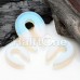 Opalite Stone Keyhole Ear Weight Gauge Hanger