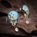 Golden Ariel's Seashell Star Ear Stud Earrings
