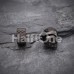 Blackline Death Skull Steel Fake Plug Blackline Death Skull Steel Fake Plug