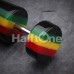 Rasta Jamaican Stripe UV Acrylic Fake Taper 
