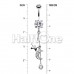 Wishing Star and Moon Cubic Zirconia Belly Button Ring
