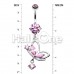 Darling Butterfly Cubic Zirconia Belly Button Ring