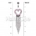 Heart Sparkle Showers Cubic Zirconia Belly Button Ring
