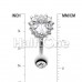 Radiant Heart Reverse Cubic Zirconia Belly Button Ring