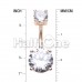 Rose Gold Cubic Zirconia Gem Prong Sparkle Belly Button Ring