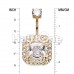 Golden Princess Magnificent Sparkle Cubic Zirconia Belly Button Ring