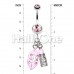 Glamourous Lip and Lipstick Belly Button Ring