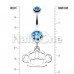 Multi Hearts Brass Knuckle Belly Button Ring Multi Hearts Brass Knuckle Belly Button Ring