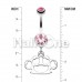 Multi Hearts Brass Knuckle Belly Button Ring Multi Hearts Brass Knuckle Belly Button Ring