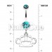 Multi Hearts Brass Knuckle Belly Button Ring Multi Hearts Brass Knuckle Belly Button Ring