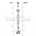 Twinkling Journey to the Stars Belly Button Ring