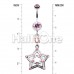 Dazzling Star Belly Button Ring