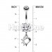 Petite Luster Charm Belly Button Ring