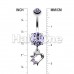Petite Luster Charm Belly Button Ring