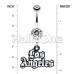 Los Angeles Insignia Belly Button Ring