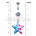 The American Star Flag Belly Button Ring