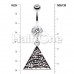 Eye of Providence Belly Button Ring