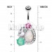 Sparkle Opal Medley Belly Button Ring