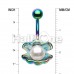 Colorline Ariel's Shell with Pearl Belly Button Ring