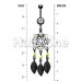 Colorline Daisy Glam Dreamcatcher Belly Button Ring