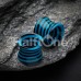Beetle Maze Swirl Acrylic Ear Gauge Tunnel Plug