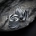 Beetle Maze Swirl Acrylic Ear Gauge Tunnel Plug Beetle Maze Swirl Acrylic Ear Gauge Tunnel Plug