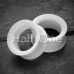 Solid Smooth Flared Screw-Fit Ear Gauge Tunnel Plug