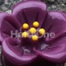 Adorable Hibiscus Flower Single Flared Ear Gauge Plug