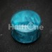 Lava Infused Double Flared Ear Gauge Plug