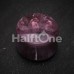 Lava Infused Double Flared Ear Gauge Plug
