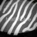 Zebra Print Single Flared Ear Gauge Plug
