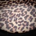 African Leopard Print Single Flared Ear Gauge Plug