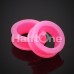 Flexible Silicone Double Flared Ear Gauge Tunnel Plug