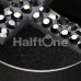 Glistening Cross Multi-Sprinkle Dot Tunnel Ear Gauge Plug Glistening Cross Multi-Sprinkle Dot Tunnel Ear Gauge Plug