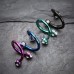 Colorline PVD Aurora Gem Ball Twist Spiral Ring Colorline PVD Aurora Gem Ball Twist Spiral Ring