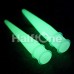 Glow in the Dark UV Acrylic Ear Stretching Taper