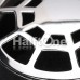 Spider Web Convex Single Flared Ear Gauge Hollow Plug