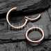 Rose Gold Plated Seamless Clicker Ring