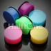 Neon Colored Acrylic Single Flared Ear Gauge Plug