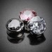 Hollow Magnum CZ Press Fit Double Flared Ear Gauge Plug
