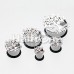 The Tree of Life Multi-Gem Hollow Ear Gauge Plug